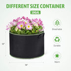 Delxo 10 Gallon Grow Bags 10 Pack - Image 2