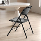 Nazhura 350 Weight Limit Heavy Duty Plastic Folding Chair - Image 5