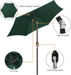 Blissun 7.5 ft Patio Umbrella, Yard Umbrella, Outdoor Market Umbrella - Image 2