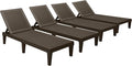 Devoko Outdoor Chaise Lounge Chair Set of 4 by DEVOKO