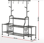 GIOTORENT 3-Tier Tall Metal Plant Stand Indoor Outdoor - Image 3