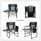 SUNNYFEEL Camping Directors Chair, Heavy Duty, Oversized Portable Folding Chair - Image 7
