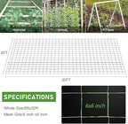 Trellis Netting, CANAGROW Heavy-Duty Garden Plant Trellis Netting - Image 2