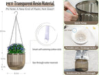 Melphoe 1 Pack Self Watering Hanging Planters Indoor Flower Pots, 8.3 Inch - Image 6