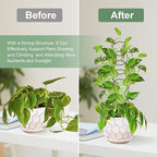 17.5 Inch Plant Trellis Indoor for Climbing Plants, Metal Trellis, Small Garden - Image 3