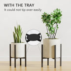 2-Pack Adjustable Metal Plant Stand Indoor Outdoor - Image 5