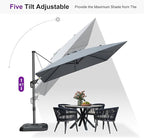 PURPLE LEAF 9 Feet Patio Umbrella - Image 7