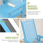 GREENVINES Outdoor Rocking Chair Set | 3-Piece | 2 Rocking Chairs - Image 7