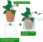 D'vine Dev 8 Inch Design Self Watering Pot - Image 4