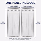 PureFit Outdoor Curtains for Patio Waterproof Weatherproof, UV Resistant - Image 6