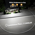 Onforu 100W 11000LM Flood Lights Outdoor, Brightness Security LED Flood Lights - Image 3