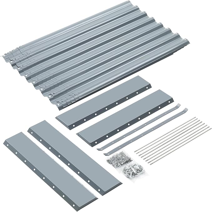 Land Guard 8×4×2ft Galvanized Raised Garden Bed, Planter Boxes Outdoor - Image 5