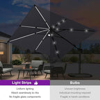 PURPLE LEAF 10 Feet Patio Umbrella - Image 2