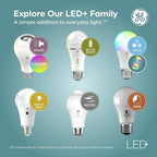 GE LED+ A19 Dusk to Dawn LED Light Bulbs, Automatic On/Off Outdoor Security - Image 6