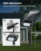 Solar Spot Lights Outdoor, 12 Color Modes Landscape Light Waterproof IP67 - Image 3