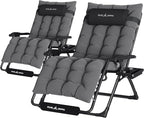 UDPATIO Oversized Zero Gravity Chair 33In XXL Patio Reclining Chair by UDPATIO