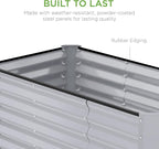 Best Choice Products 4x2x2ft Outdoor Metal Raised Garden Bed, Deep Root Box - Image 7