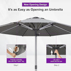 PURPLE LEAF 3-Piece Outdoor Chaise Lounge Set - Image 9