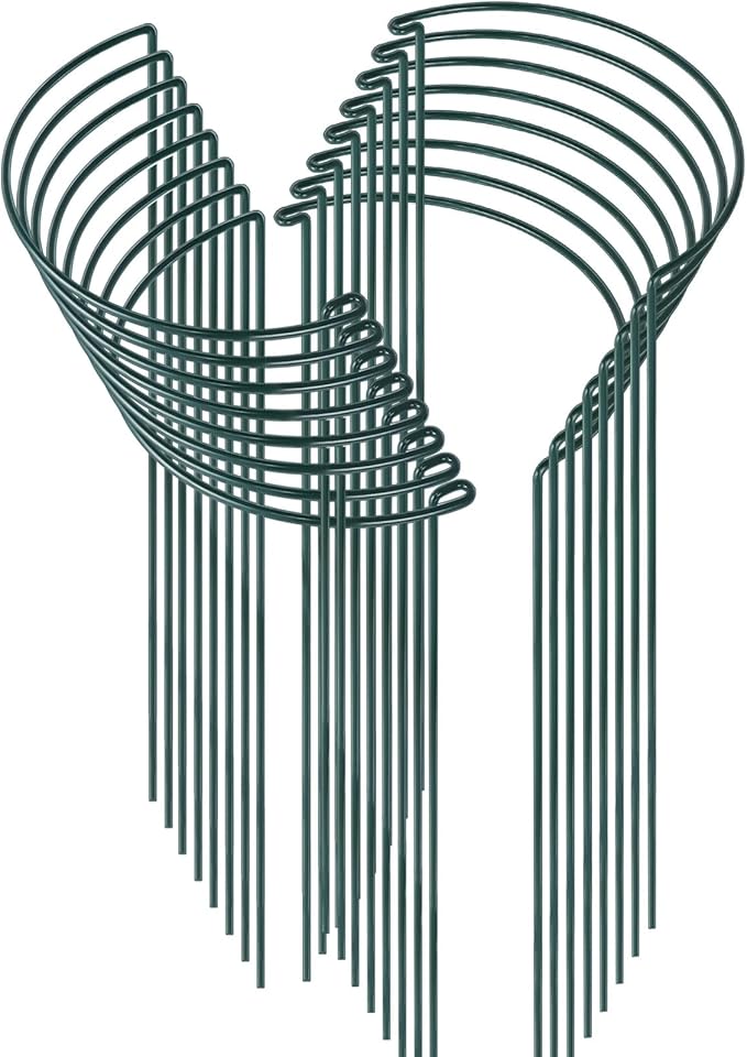 HiGift 16 Pack 24 Inch Plant Support Stakes, Flower Indoor Outdoor by HiGift