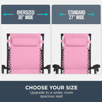 Best Choice Products 30” Wide Folding Zero Gravity Outdoor Recliner Patio - Image 4