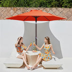 JEAREY 7.5FT Patio Umbrella Market Table Umbrella - Image 2