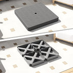 Outsunny 4 Piece 176 lbs Cantilever Umbrella Base Weight Set - Image 6