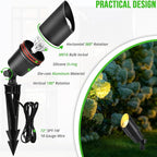 Wowlite 12V Low Voltage Landscape Lighting, Adjustable LED Outdoor Spotlights - Image 4