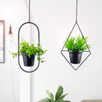 Modern Hanging Planters for Indoor Plants, Metal Plant Hanger - Image 5