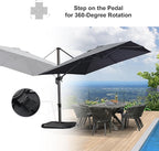 PURPLE LEAF 9'×11.5' Cantilever Patio Umbrella - Image 7