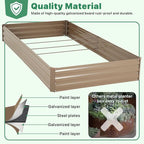 ONCEMORE Galvanized Raised Garden Bed - Image 3