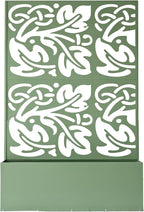Oakland Living 6 ft. X 4 ft. Green Freestanding Metal Privacy Screen Room - Image 3