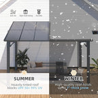 AECOJOY 12' x 8' Gazebo Outdoor Pergola - Image 2