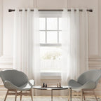 1” Diameter brown curtain rod Itself is 30 to 60 inch. 1 Pack Fits 30-54 inch - Image 6
