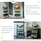 lumizone Foldable 4-Tier Plant Stand Indoor Outdoor Hanging Plant Shelf No - Image 8