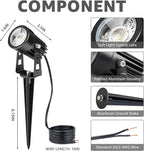 SUNVIE All-In-One LED Landscape Lighting Kit, 3000K Waterproof Outdoor Uplights - Image 8