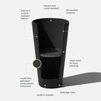 Veradek Demi Series Tall Planter - Image 2