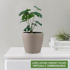 Dexceder 11x10 Inches Self Watering Planter Indoor Outdoor, Inner Pot Design - Image 6