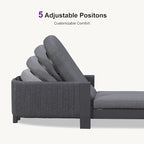 PURPLE LEAF 3-Piece Outdoor Chaise Lounge Set - Image 5