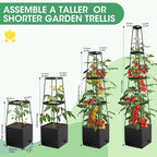 MQFORU 2Pack Raised Garden Bed Planter Boxes - Image 7
