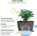 12inch 2Pack Large Self Watering Planters, Plastic Plant Pots - Image 3