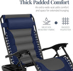 Best Choice Products Oversized Padded Zero Gravity Chair, Folding Outdoor Patio - Image 5