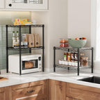 Xcity Storage Shelves, 2 Tier Heavy Duty Metal Shelving Unit - Image 5