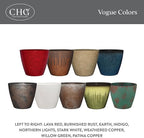 Classic Home and Garden Vogue Planter Pots w/Pottery Quality Finish - Image 6