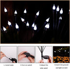2 Pack Each 8 LEDs Solar Garden Lights Waterproof Outdoor Landscape Path - Image 5