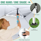 COBIZI Gazebo 13x13 Pop Up Canopy, Gazebos on Clearance - Image 5