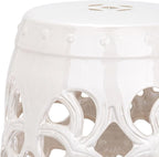 Safavieh Castle Gardens Collection Imperial Vine Antique White Glazed Ceramic - Image 5
