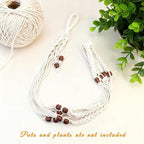 35 Inch Macrame Plant Hanger, Large - Image 9