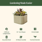 Vego garden 26" Extra Tall Raised Garden Bed Kits, 4 in 1 Modular Raised - Image 2
