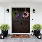 24 Pcs Artificial Faux Plants for Outdoor Spring Decoration, Fake Monkey Grass - Image 2