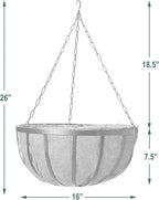 Arcadia Garden Products 1592 Solstice Series Coconut Hanging Basket 16-Inch - Image 5